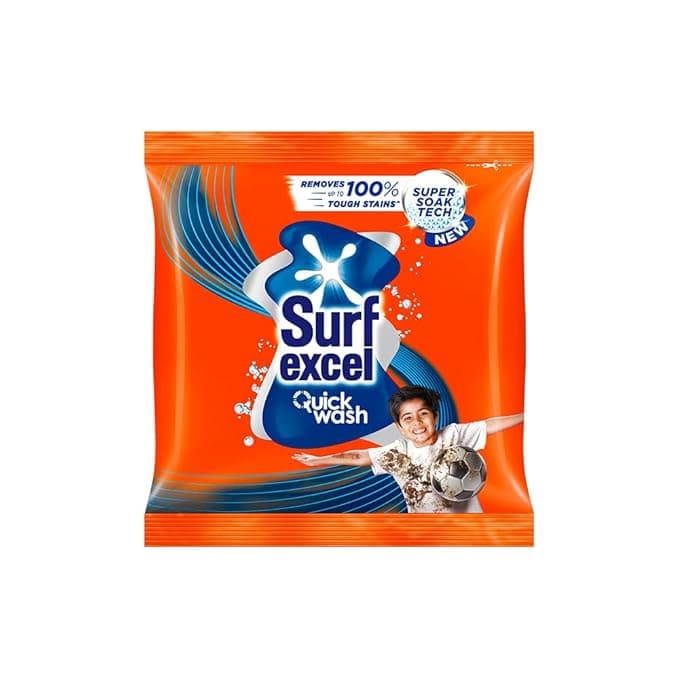 Surf Excel Quick Wash Powder 500 gm MRP 115rs (1 Pcs)
