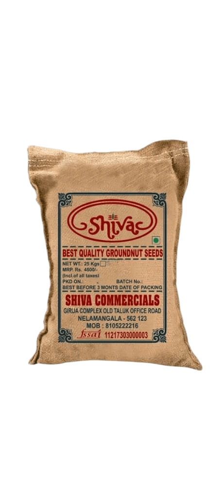 SHIVA GROUND NUT SEEDS 25KG BAG