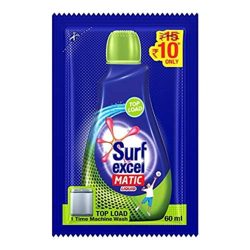 Surf Excel Top Load Liquid MRP 10rs (10 Pcs)