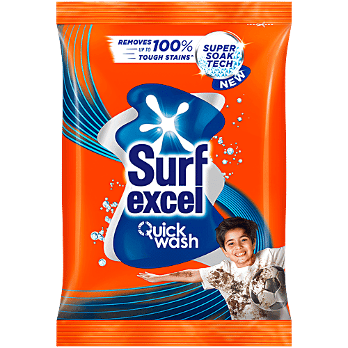 Surf Excel detergent powder Quick Wash 1 kg MRP 235/- pack of 1 pec